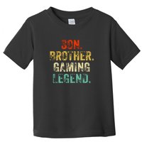 Son Brother Gaming Legend Gamer Gaming Toddler T-Shirt