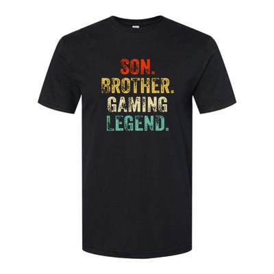 Son Brother Gaming Legend Gamer Gaming Softstyle CVC T-Shirt