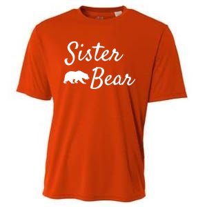 Sister Bear Gift Christmas Papa Bear Mama Bear Bear Meaningful Gift Cooling Performance Crew T-Shirt