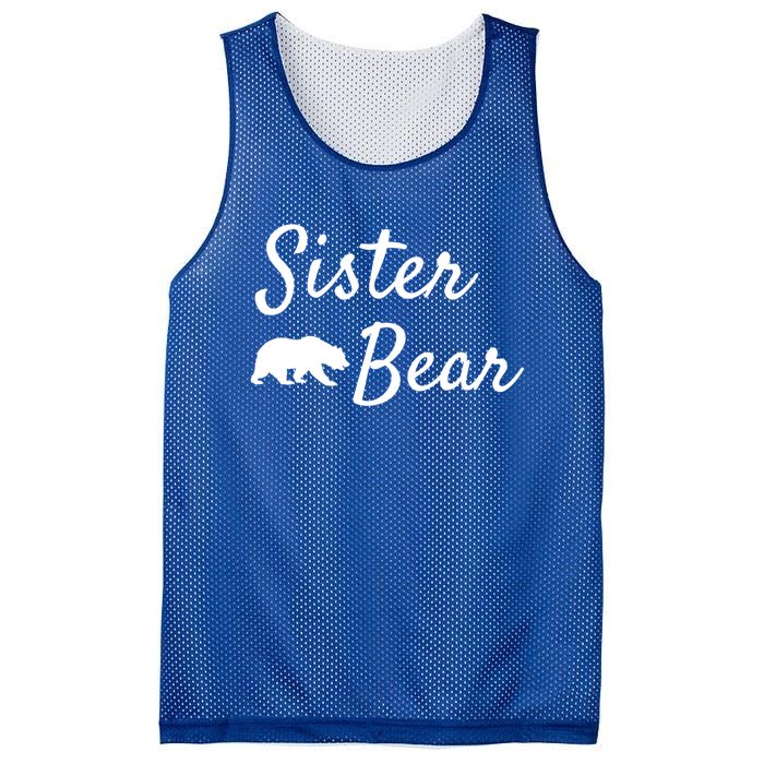 Sister Bear Gift Christmas Papa Bear Mama Bear Bear Meaningful Gift Mesh Reversible Basketball Jersey Tank