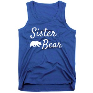 Sister Bear Gift Christmas Papa Bear Mama Bear Bear Meaningful Gift Tank Top