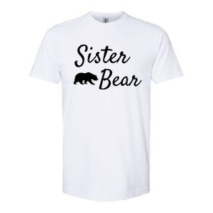 Sister Bear Gift Christmas Papa Bear Mama Bear Bear Meaningful Gift Softstyle CVC T-Shirt