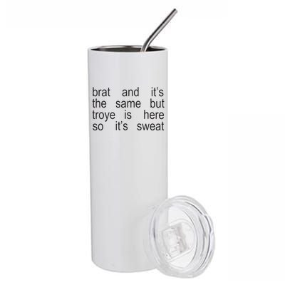 Sweat Brat Green Stainless Steel Tumbler