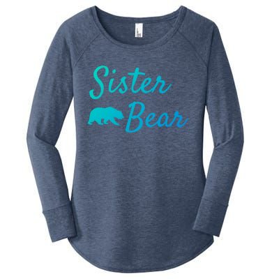 Sister Bear Gift Christmas Papa Bear Mama Bear Bear Meaningful Gift Women's Perfect Tri Tunic Long Sleeve Shirt