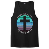 Saved By Grace Through Faith Ephesians 28 Bible Religious PosiCharge Competitor Tank