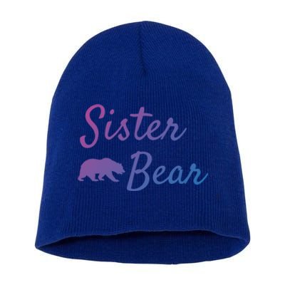 Sister Bear Gift Christmas Papa Bear Mama Bear Bear Meaningful Gift Short Acrylic Beanie