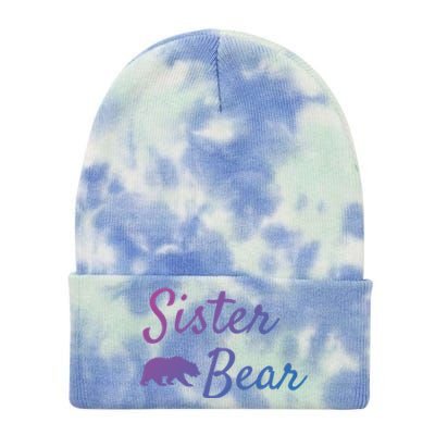 Sister Bear Gift Christmas Papa Bear Mama Bear Bear Meaningful Gift Tie Dye 12in Knit Beanie