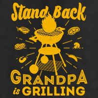 Stand Back Grandpa Is Grilling Adult Drive Performance Visor