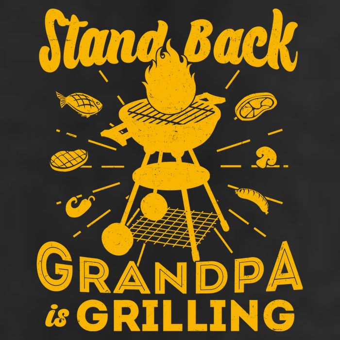 Stand Back Grandpa Is Grilling Adult Drive Performance Visor