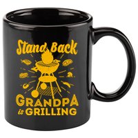 Stand Back Grandpa Is Grilling 11oz C Handle Ceramic Mug