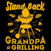 Stand Back Grandpa Is Grilling Wool Snapback Cap