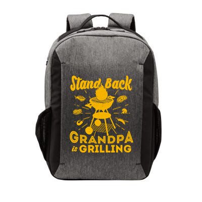 Stand Back Grandpa Is Grilling Vector Backpack