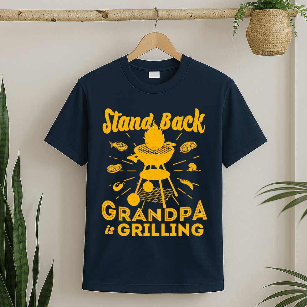 Stand Back Grandpa Is Grilling T-Shirt