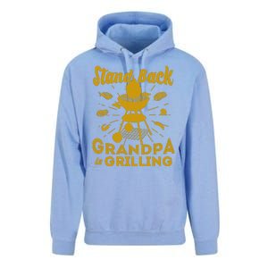 Stand Back Grandpa Is Grilling Unisex Surf Hoodie