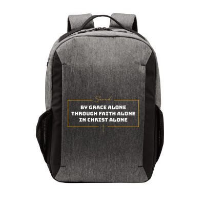 Saved By Grace Alone Solas Of Reformed Theology Christian Vector Backpack