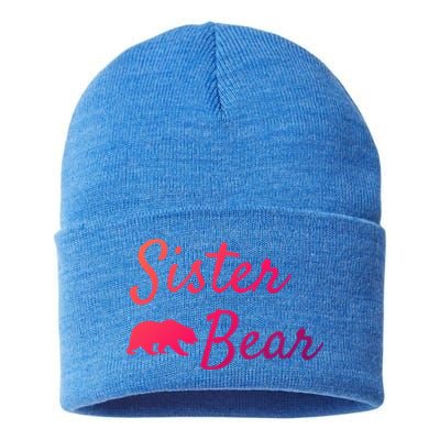 Sister Bear Gift Christmas Papa Bear Mama Bear Bear Meaningful Gift Sustainable Knit Beanie