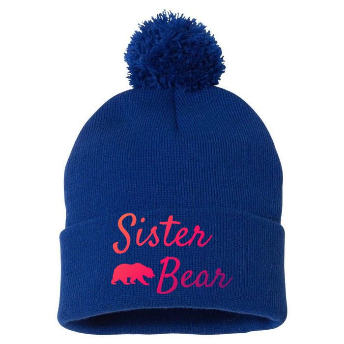 Sister Bear Gift Christmas Papa Bear Mama Bear Bear Meaningful Gift Pom Pom 12in Knit Beanie