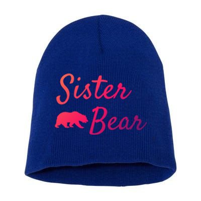 Sister Bear Gift Christmas Papa Bear Mama Bear Bear Meaningful Gift Short Acrylic Beanie