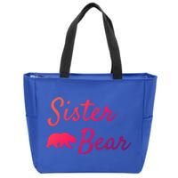 Sister Bear Gift Christmas Papa Bear Mama Bear Bear Meaningful Gift Zip Tote Bag