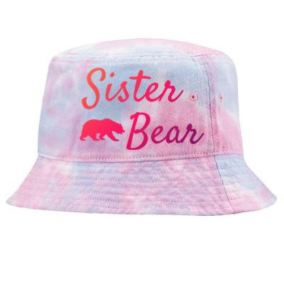 Sister Bear Gift Christmas Papa Bear Mama Bear Bear Meaningful Gift Tie-Dyed Bucket Hat