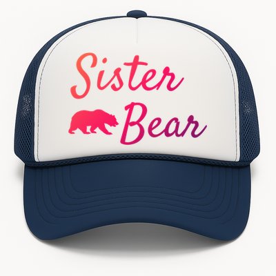 Sister Bear Gift Christmas Papa Bear Mama Bear Bear Meaningful Gift Trucker Hat