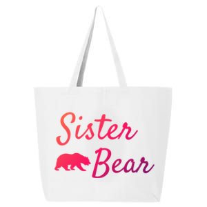 Sister Bear Gift Christmas Papa Bear Mama Bear Bear Meaningful Gift 25L Jumbo Tote