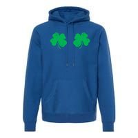 Shamrock Boobs Gift Irish St Patricks Day Gift Cool Gift Premium Hoodie