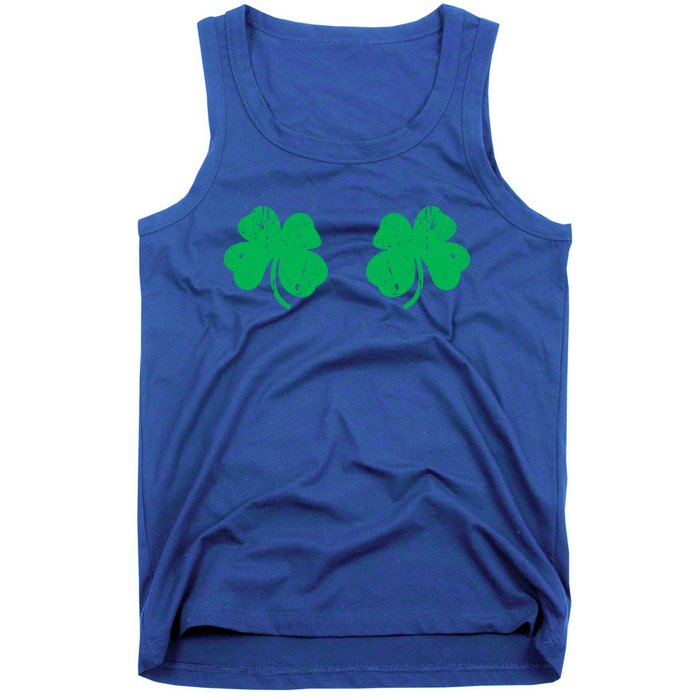 Shamrock Boobs Gift Irish St Patricks Day Gift Cool Gift Tank Top