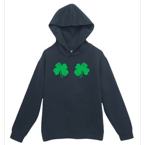 Shamrock Boobs Gift Irish St Patricks Day Gift Cool Gift Urban Pullover Hoodie