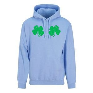 Shamrock Boobs Gift Irish St Patricks Day Gift Cool Gift Unisex Surf Hoodie