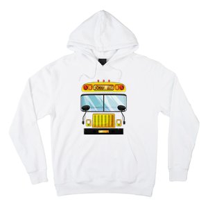 School Bus Halloween Costume Funny Bus Driver Hoodie