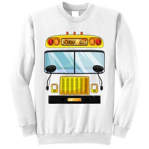 School Bus Halloween Costume Funny Bus Driver Sweatshirt