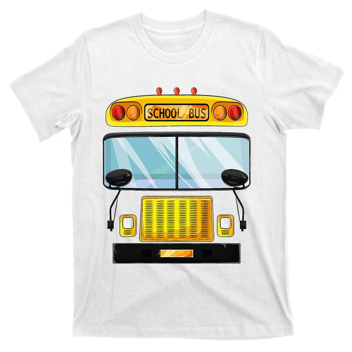 School Bus Halloween Costume Funny Bus Driver T-Shirt