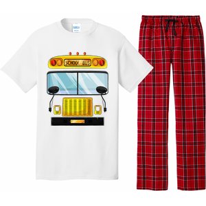 School Bus Halloween Costume Funny Bus Driver Pajama Set