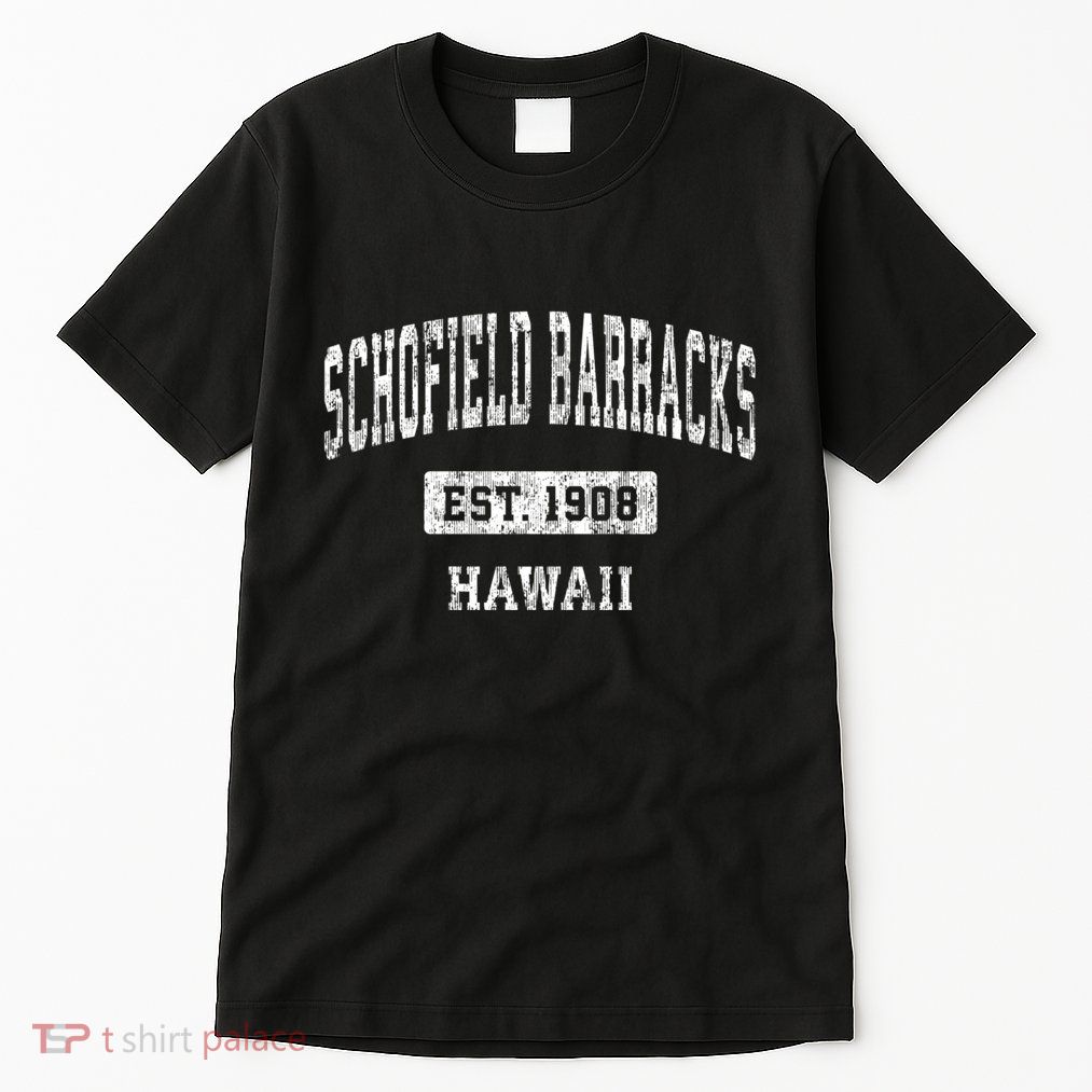 Schofield Barracks Hawaii Hi Vintage Sports Established Tall T-Shirt