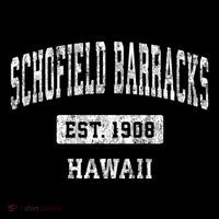 Schofield Barracks Hawaii Hi Vintage Sports Established Tall T-Shirt