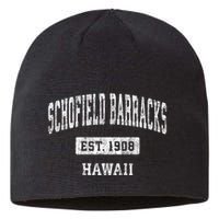 Schofield Barracks Hawaii Hi Vintage Sports Established Sustainable Beanie