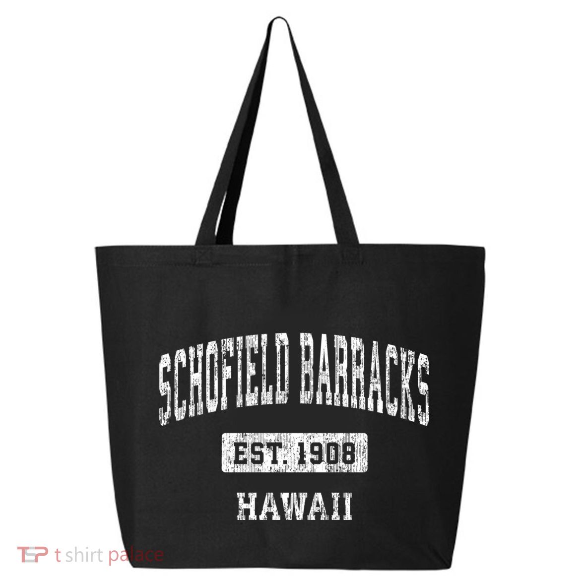 Schofield Barracks Hawaii Hi Vintage Sports Established 25L Jumbo Tote