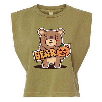 Share Bear Halloween Costume Garment-Dyed Women's Muscle Tee