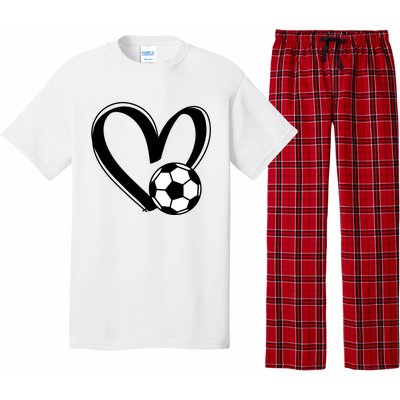 Soccer Ball Heart Gift Pajama Set