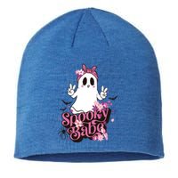 Spooky Babe Halloween Boo Crew Family Matching Great Gift Sustainable Beanie