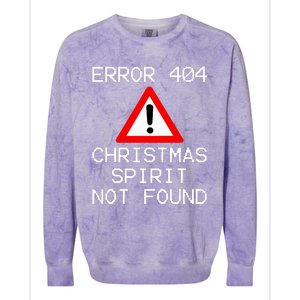 Scrooge Bah Humbug Error 404 Anti Christmas Spirit Colorblast Crewneck Sweatshirt