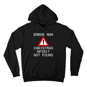 Scrooge Bah Humbug Error 404 Anti Christmas Spirit Hoodie