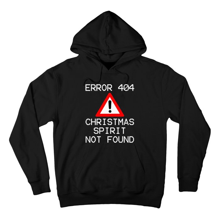 Scrooge Bah Humbug Error 404 Anti Christmas Spirit Hoodie