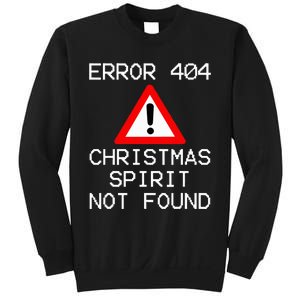 Scrooge Bah Humbug Error 404 Anti Christmas Spirit Sweatshirt