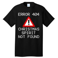 Scrooge Bah Humbug Error 404 Anti Christmas Spirit Tall T-Shirt