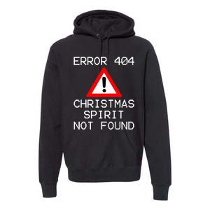 Scrooge Bah Humbug Error 404 Anti Christmas Spirit Premium Hoodie