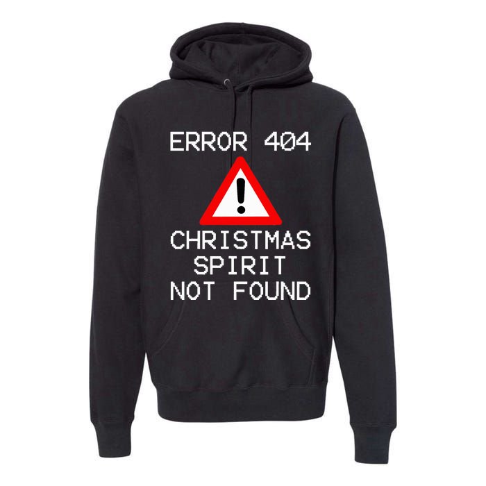 Scrooge Bah Humbug Error 404 Anti Christmas Spirit Premium Hoodie