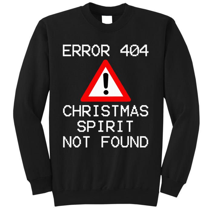 Scrooge Bah Humbug Error 404 Anti Christmas Spirit Tall Sweatshirt