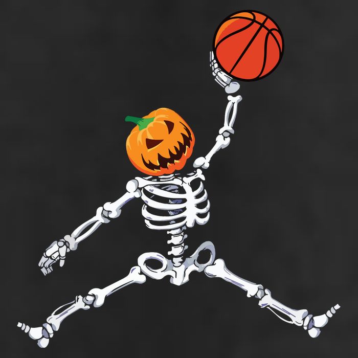 Skeleton Basketball Halloween Pumpkin Slam Dunk Cool Comfort Performance Bucket Hat